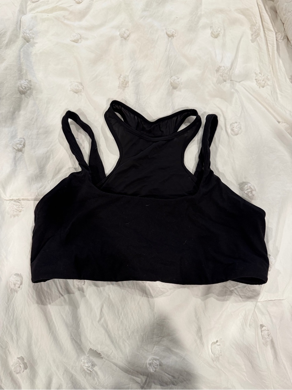 aerie Black Racerback Sports Bralette